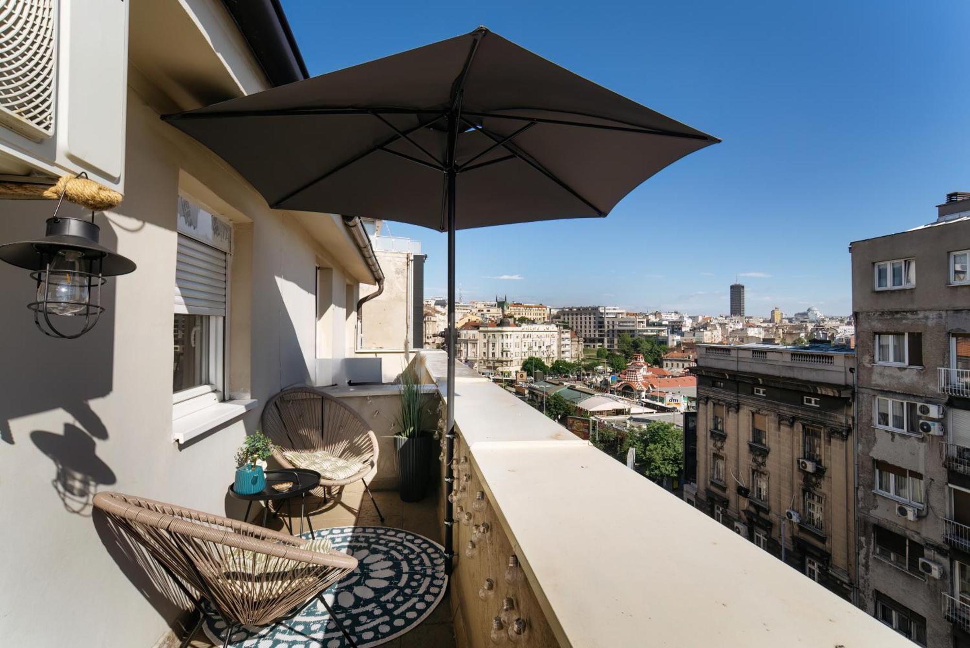 Roof Shelter City View Old Town Renovated Βελιγράδι Εξωτερικό φωτογραφία